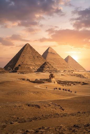 Cairo and the pyramids
