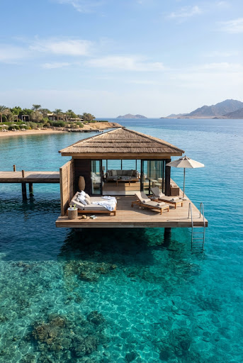 Turquoise water of the Red Sea